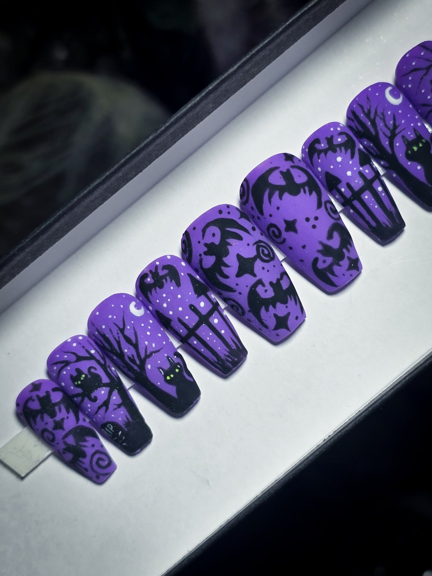 The Witching Grounds (Glow in the Dark) Press on Nail Set