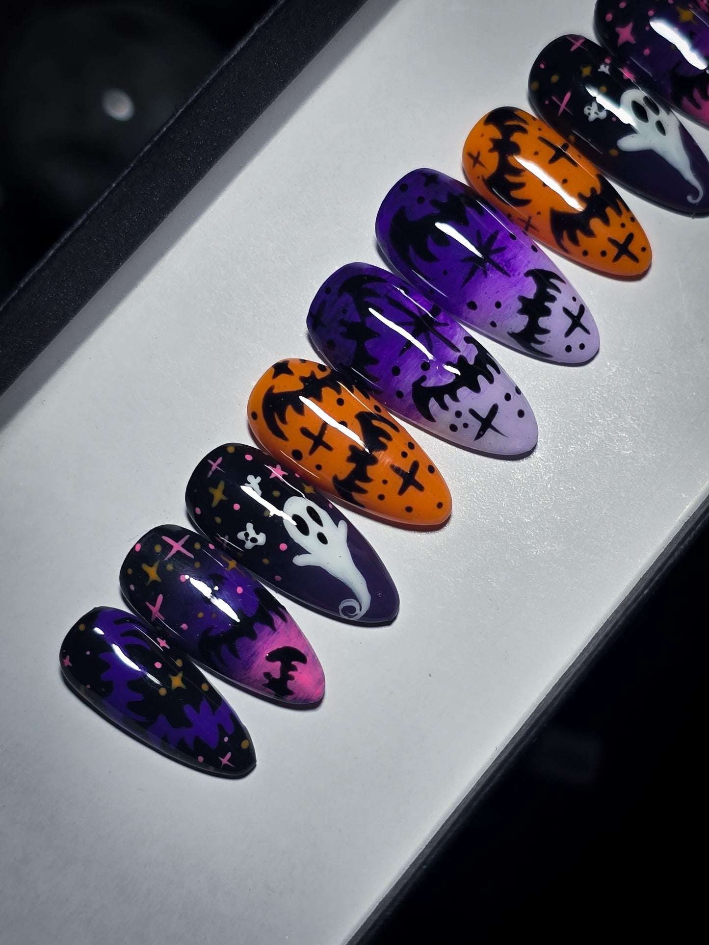 Flights of Fright Press on Nail Set