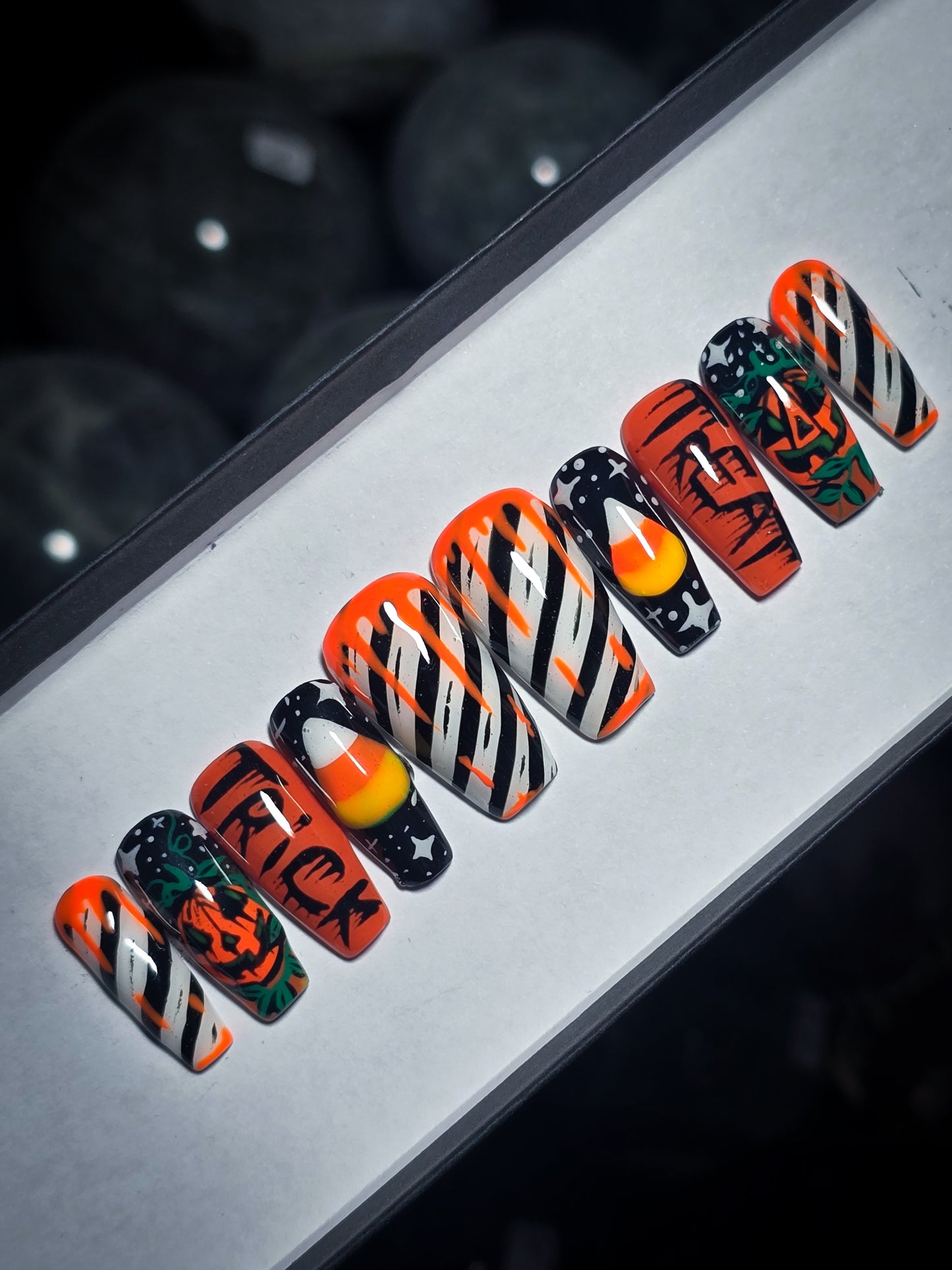 Halloween Harvest (Glow in the Dark) Press on Nail Set