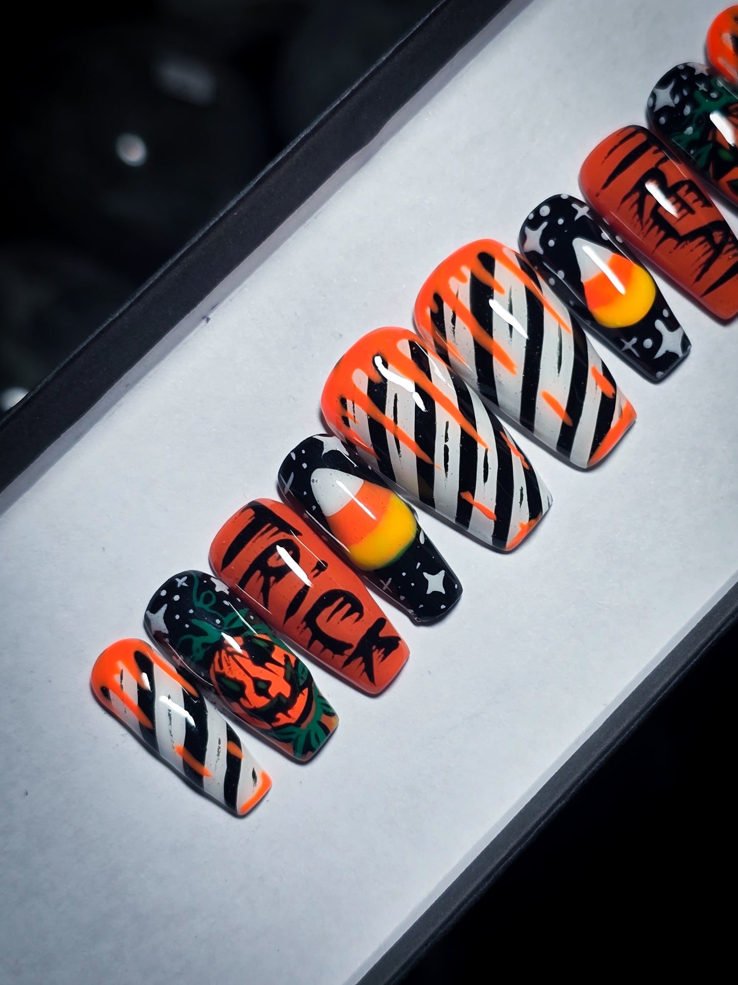 Halloween Harvest (Glow in the Dark) Press on Nail Set