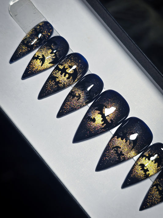 Night Flight Press on Nail Set