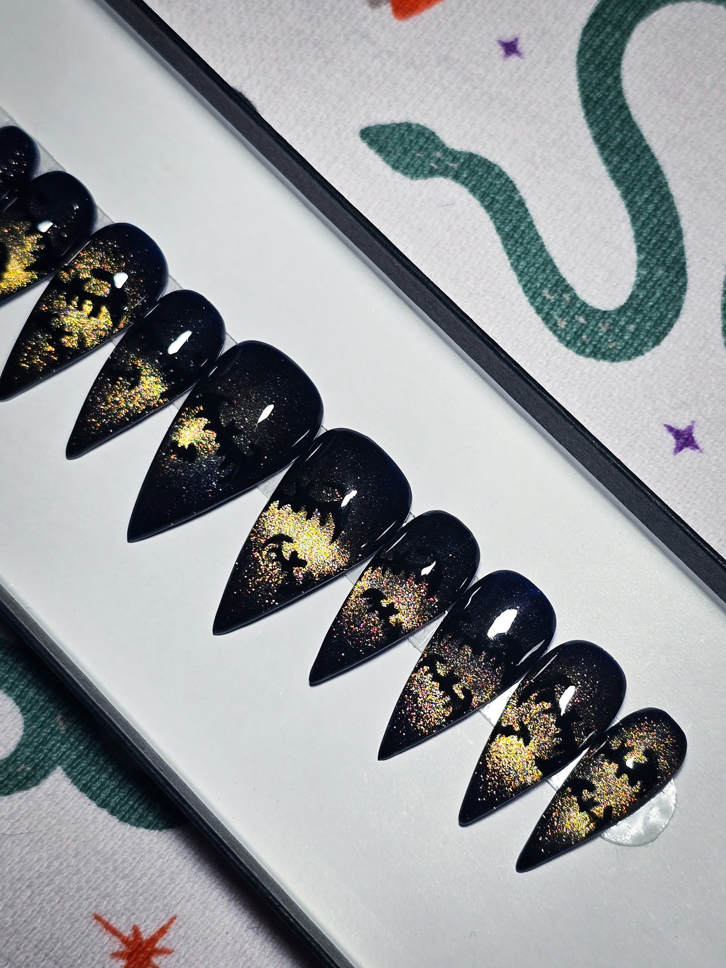 Night Flight Press on Nail Set