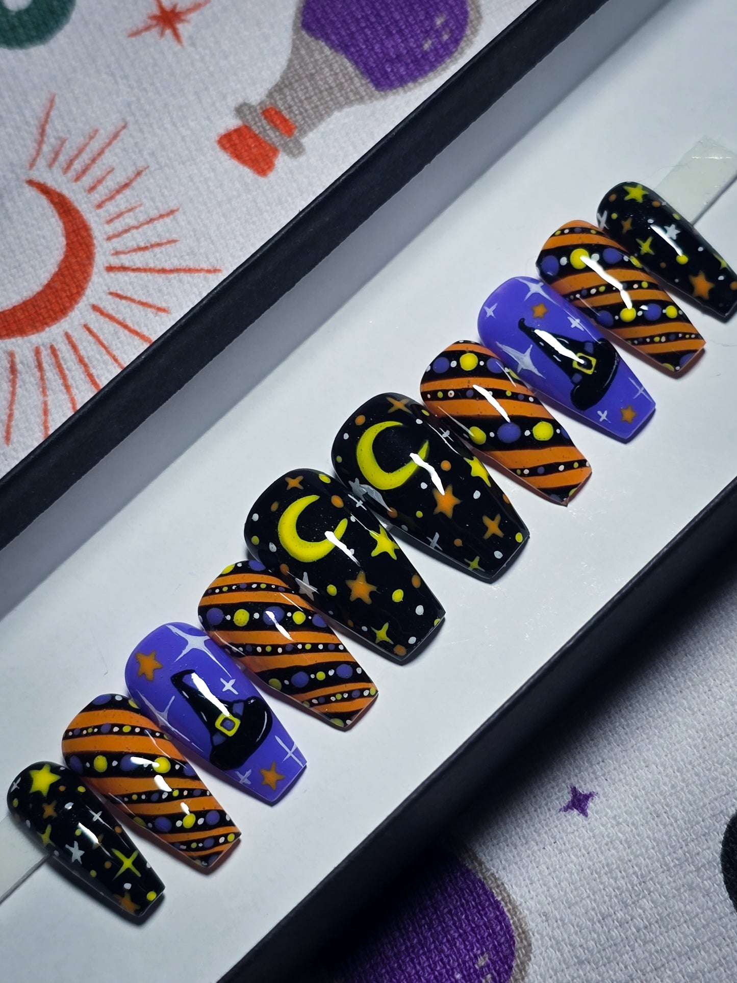 A Little Witchy Press on Nail Set