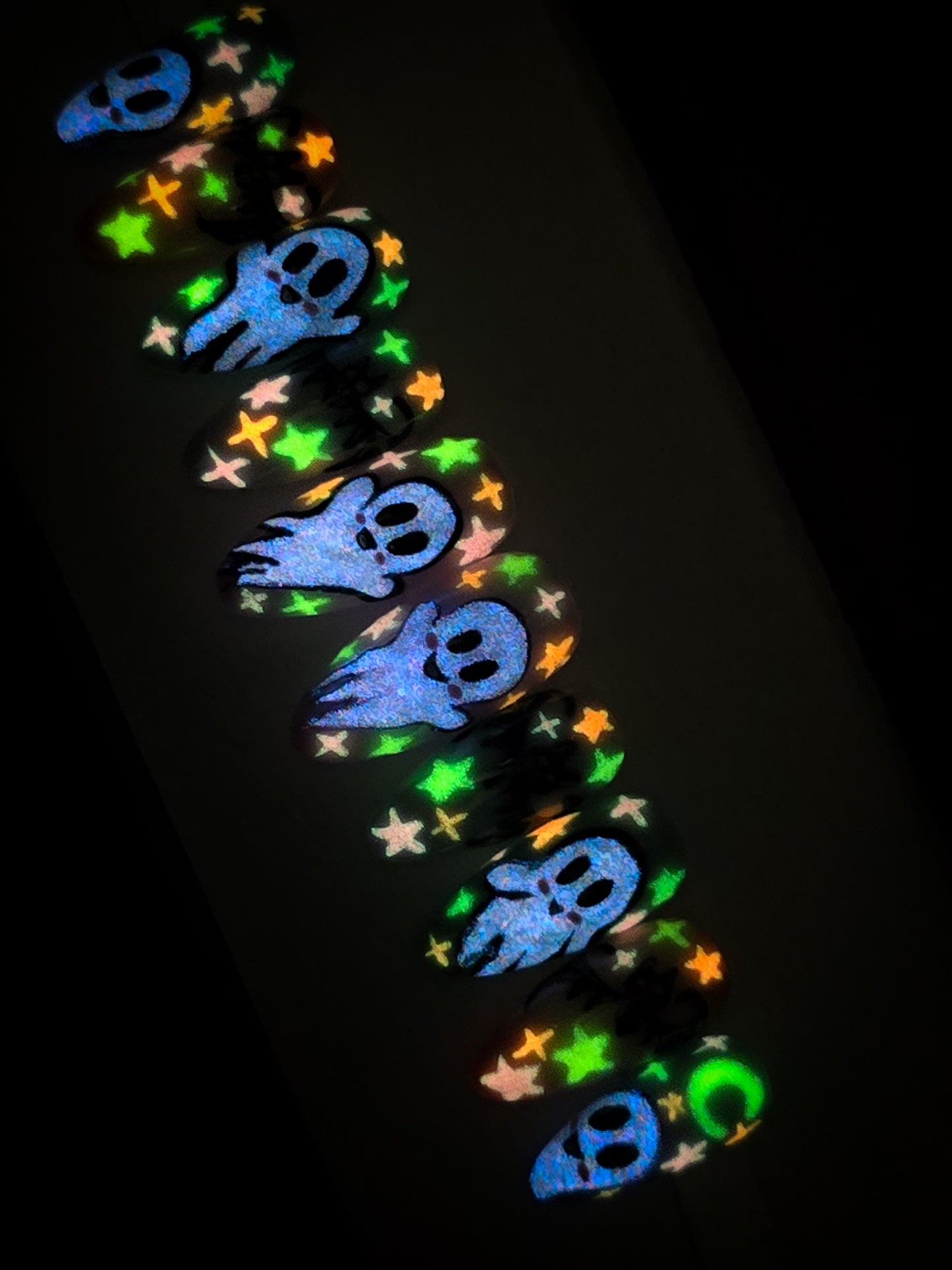 Mood Boos (Thermal Reactive & Glow in the Dark) Press on Nail Set