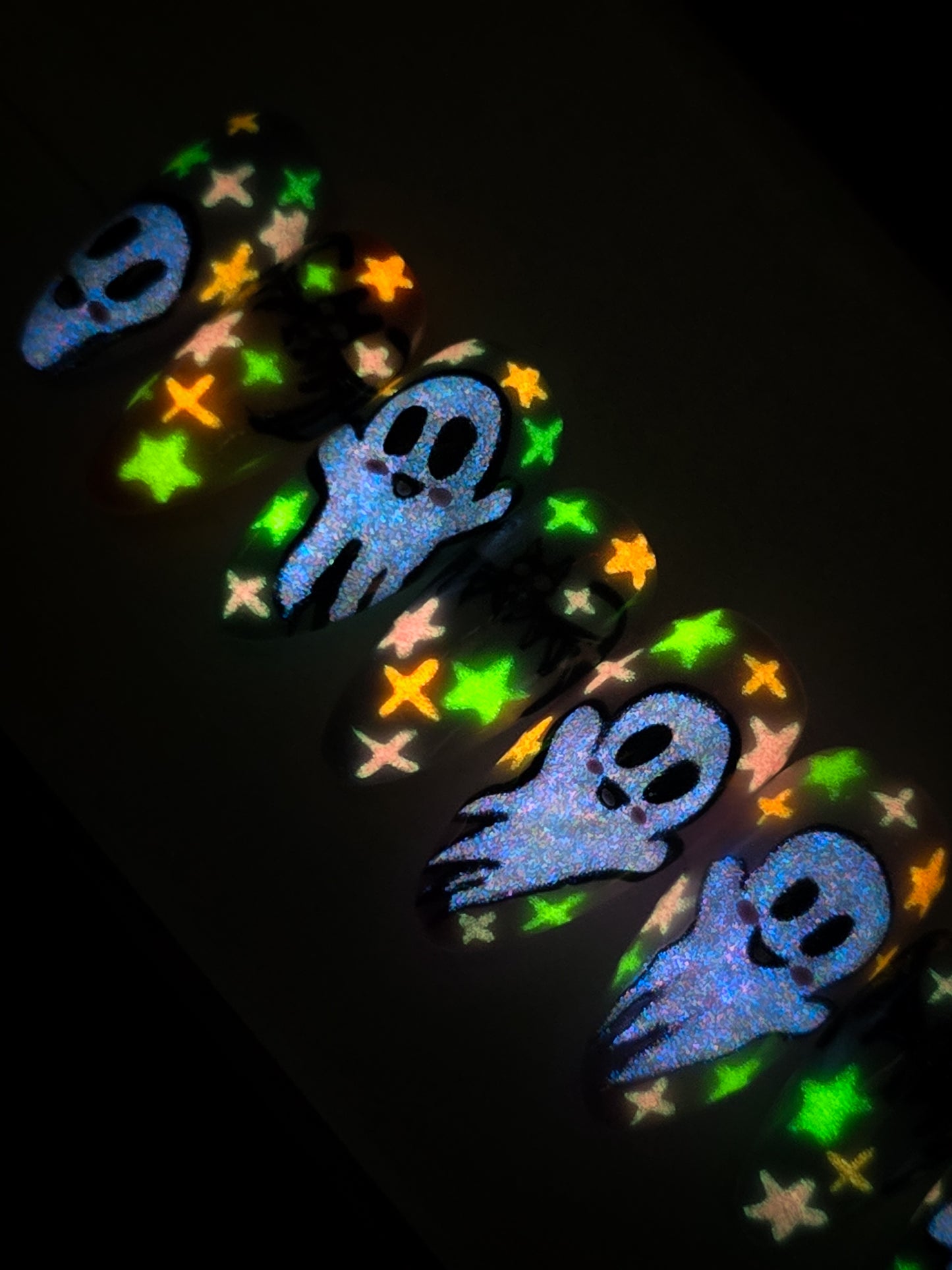 Mood Boos (Thermal Reactive & Glow in the Dark) Press on Nail Set
