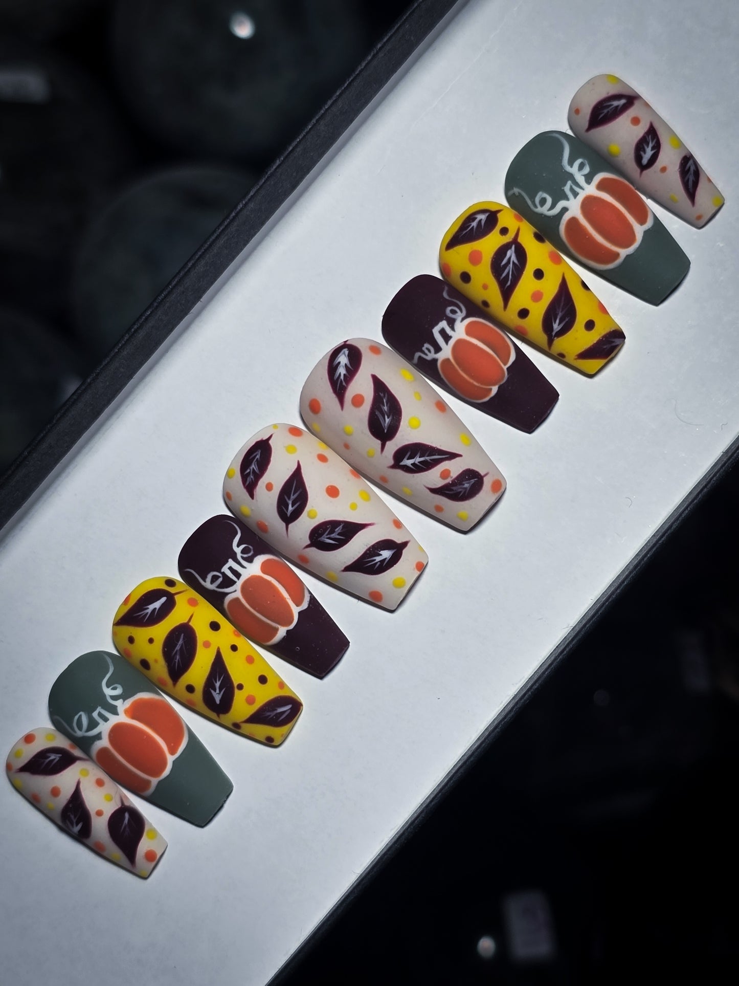 Pumpkin Season Press on Nail Set