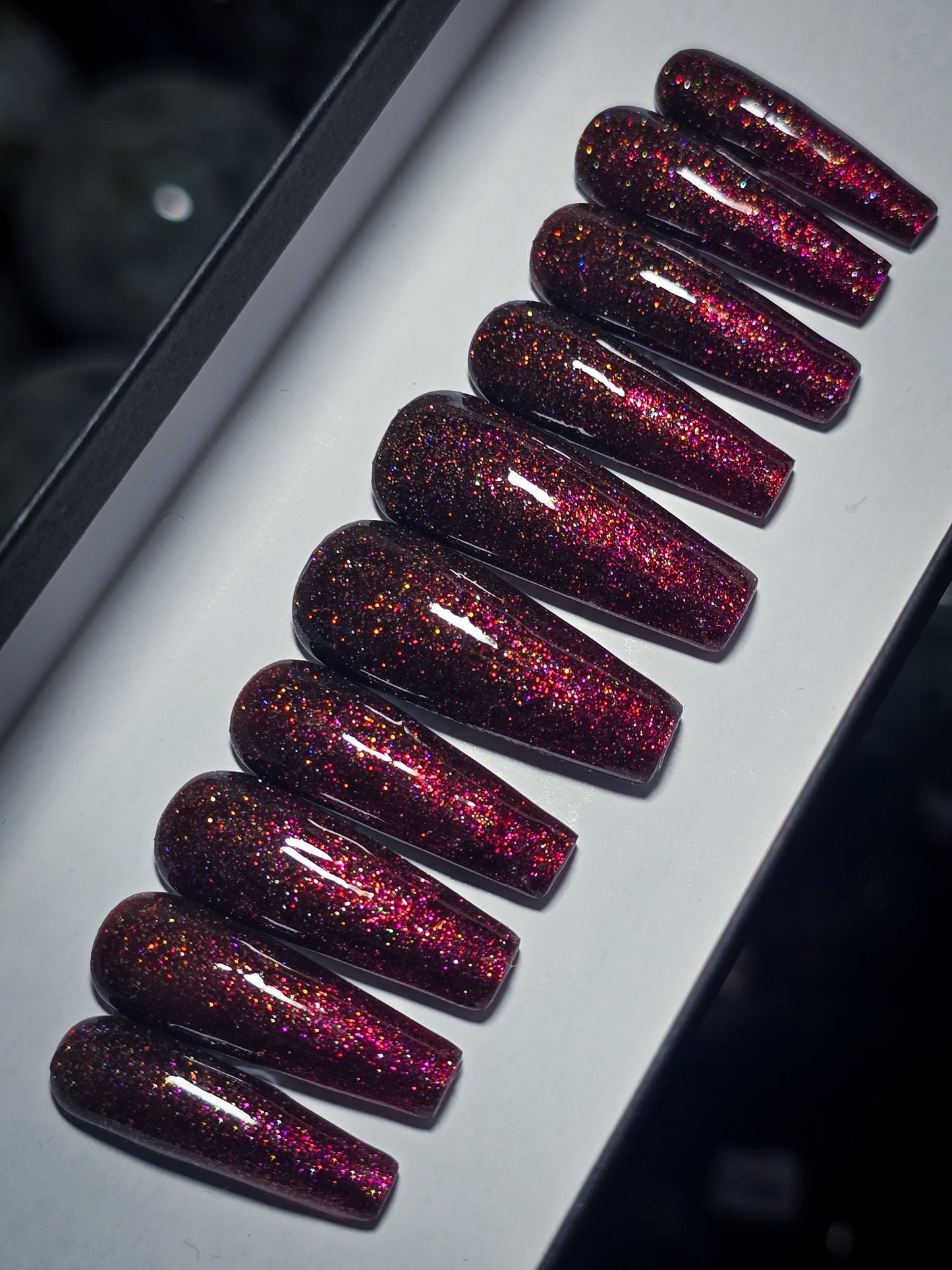 Spiced Cranberry Press on Nail Set