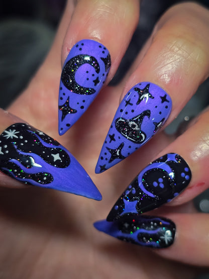 Celestial Shapeshifter (Thermal Reactive) Press on Nail Set