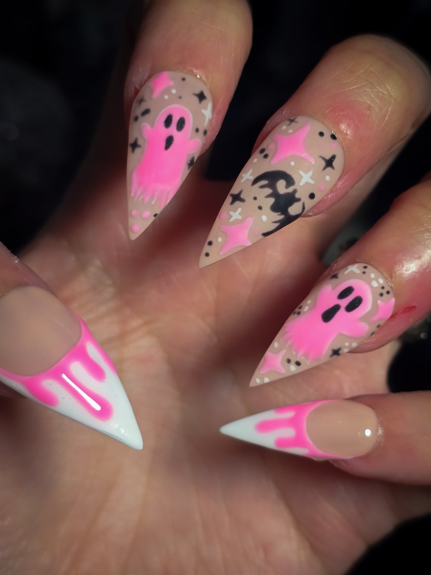 Boo After Dark (Glow in the Dark) Press on Nail Set