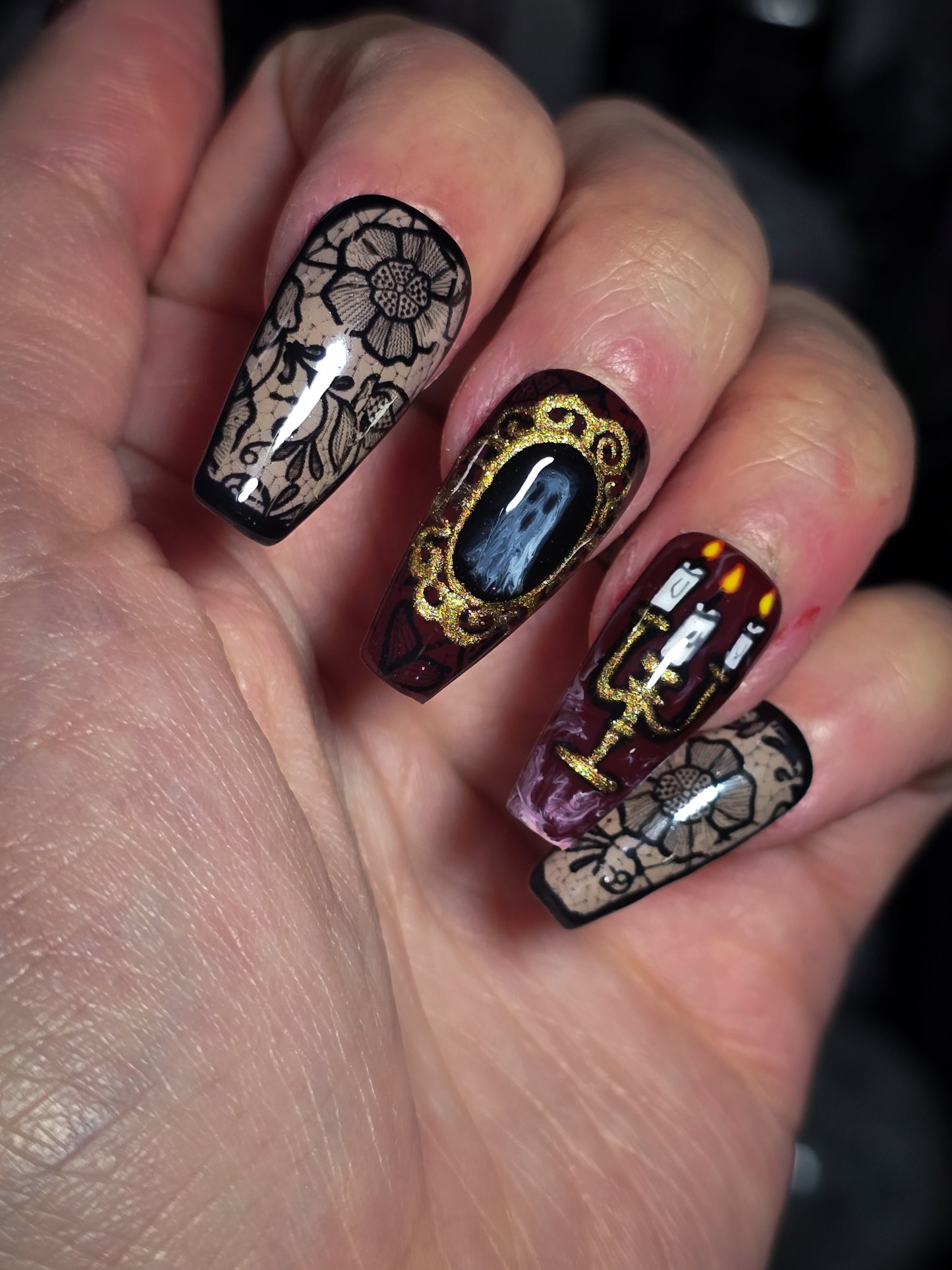 The Haunter Parlor Press on Nail Set