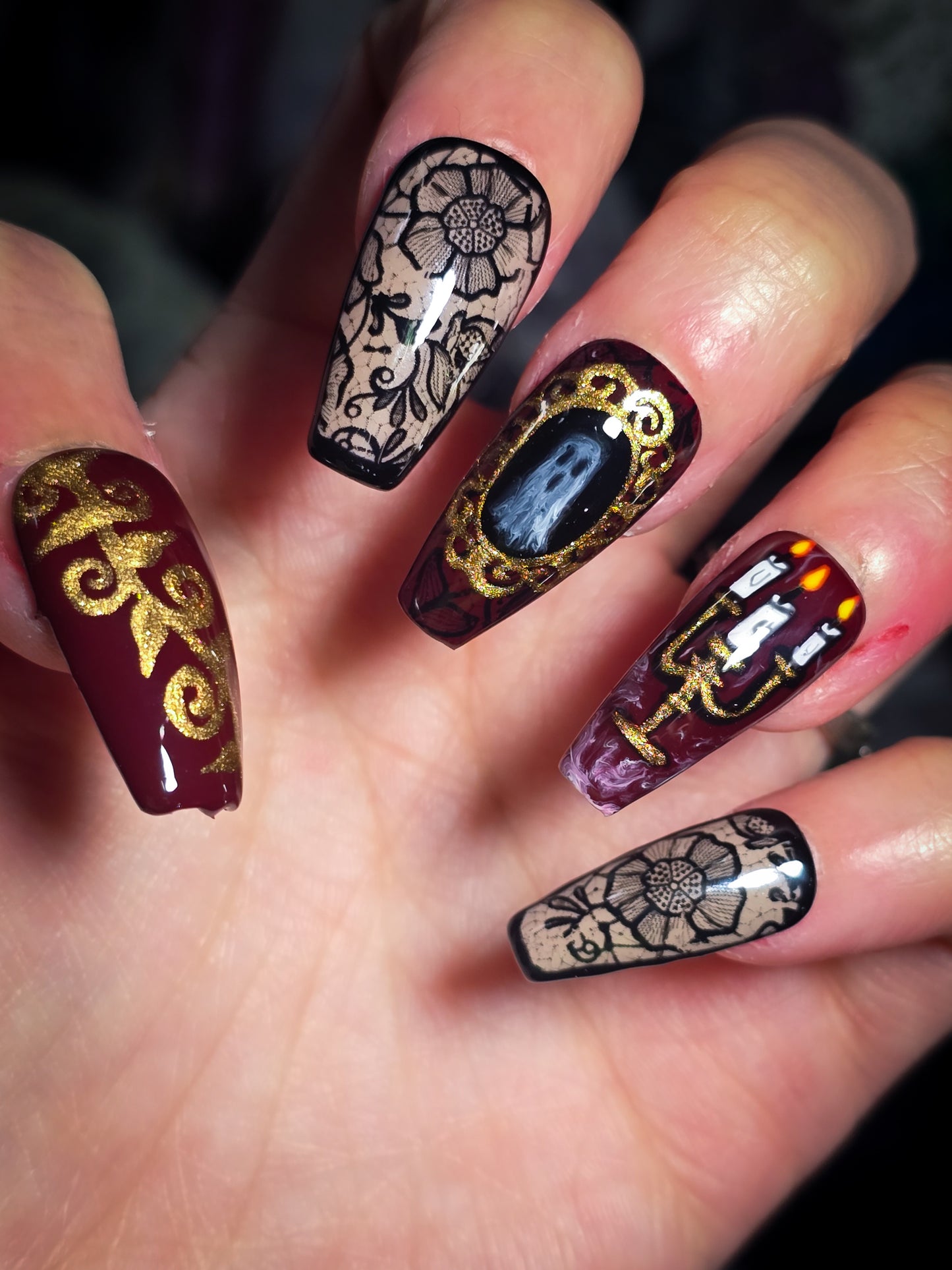 The Haunter Parlor Press on Nail Set