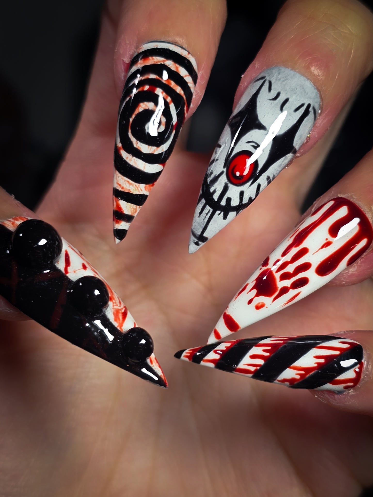 Slasher Circus Press on Nail Set