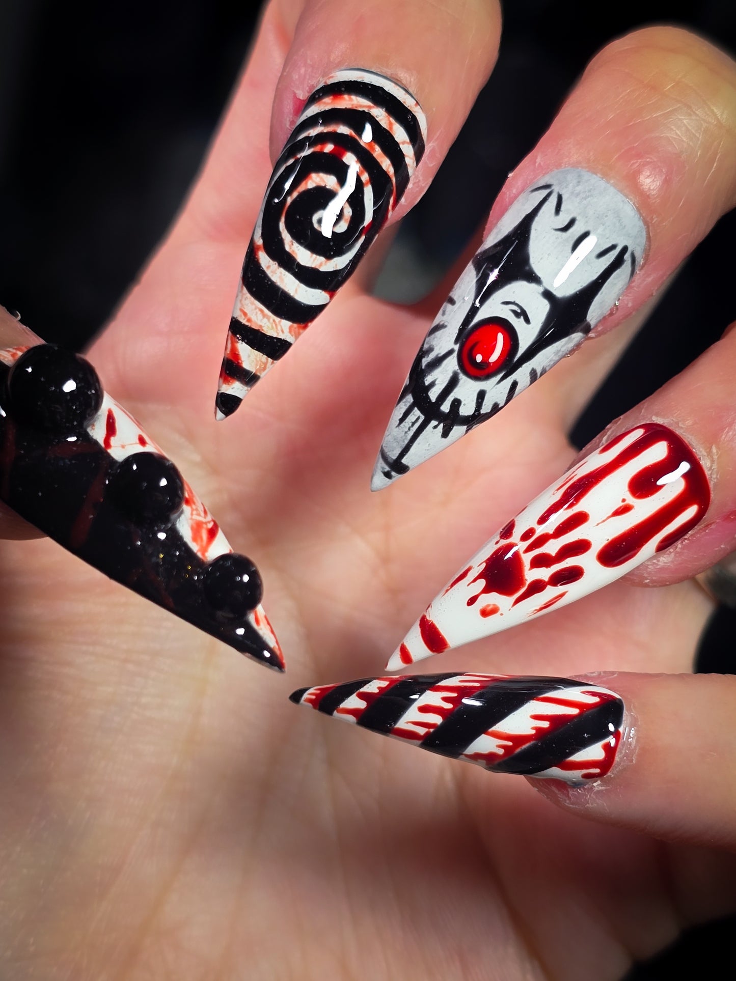 Slasher Circus Press on Nail Set