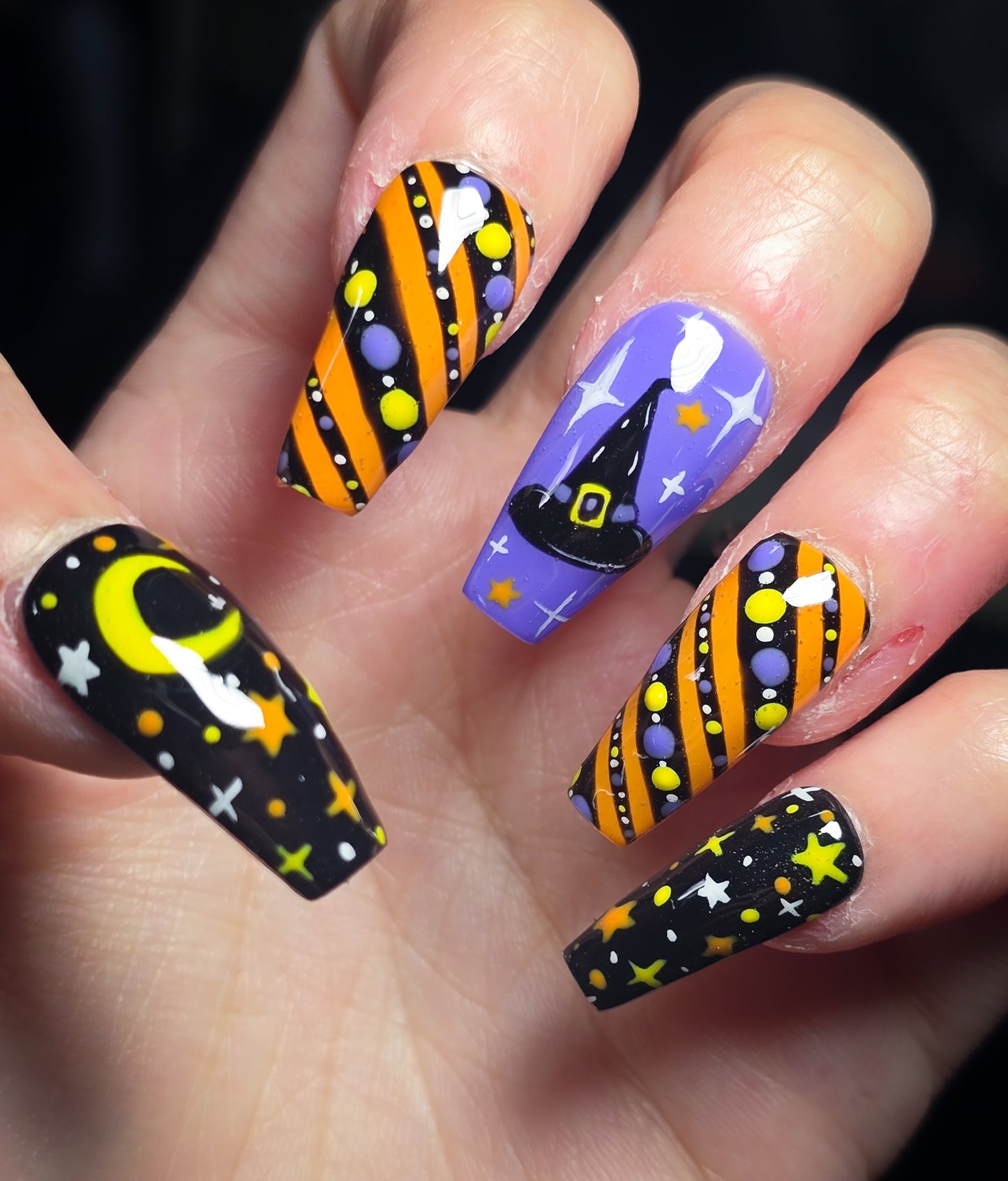 A Little Witchy Press on Nail Set