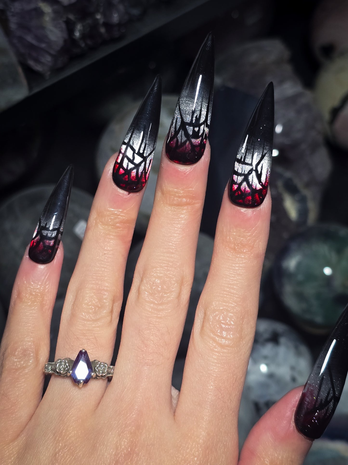 Widows Web Press on Nail set