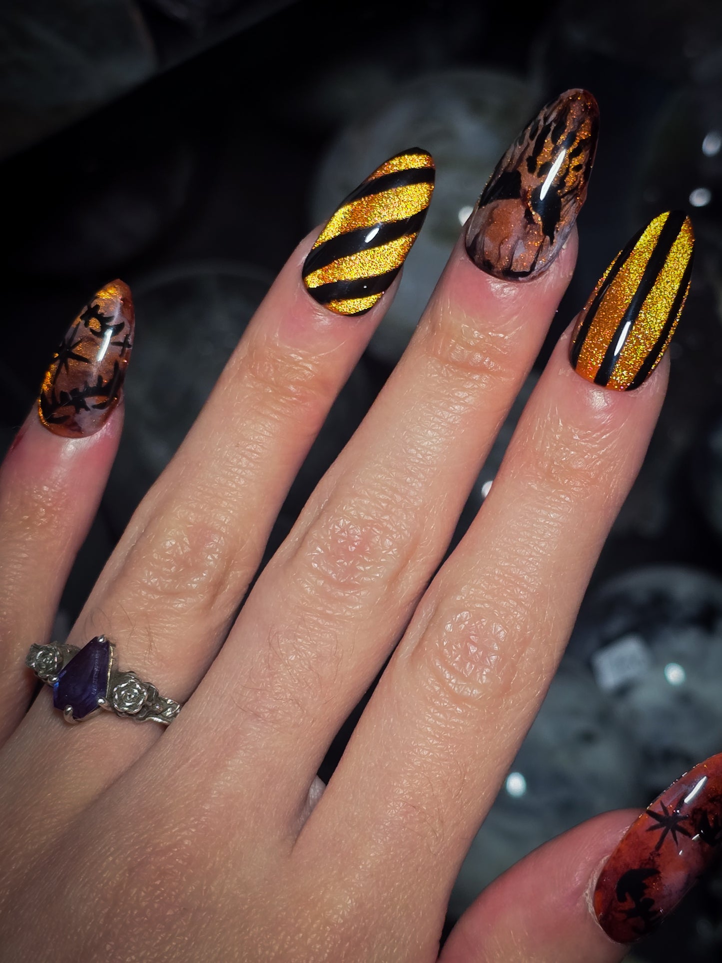 Creatures of the Night Press on Nail set