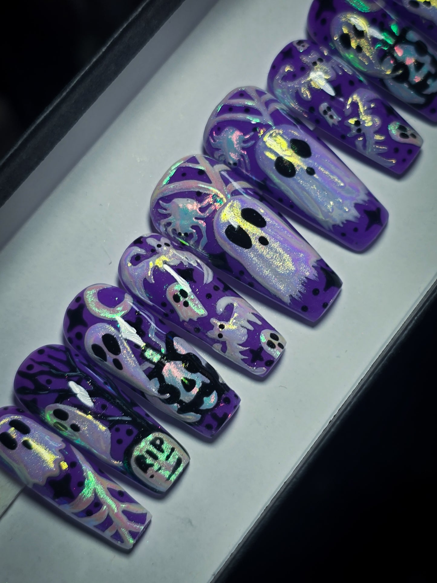 Afterlife Afterglow (Glow in the Dark) Press on Nail set