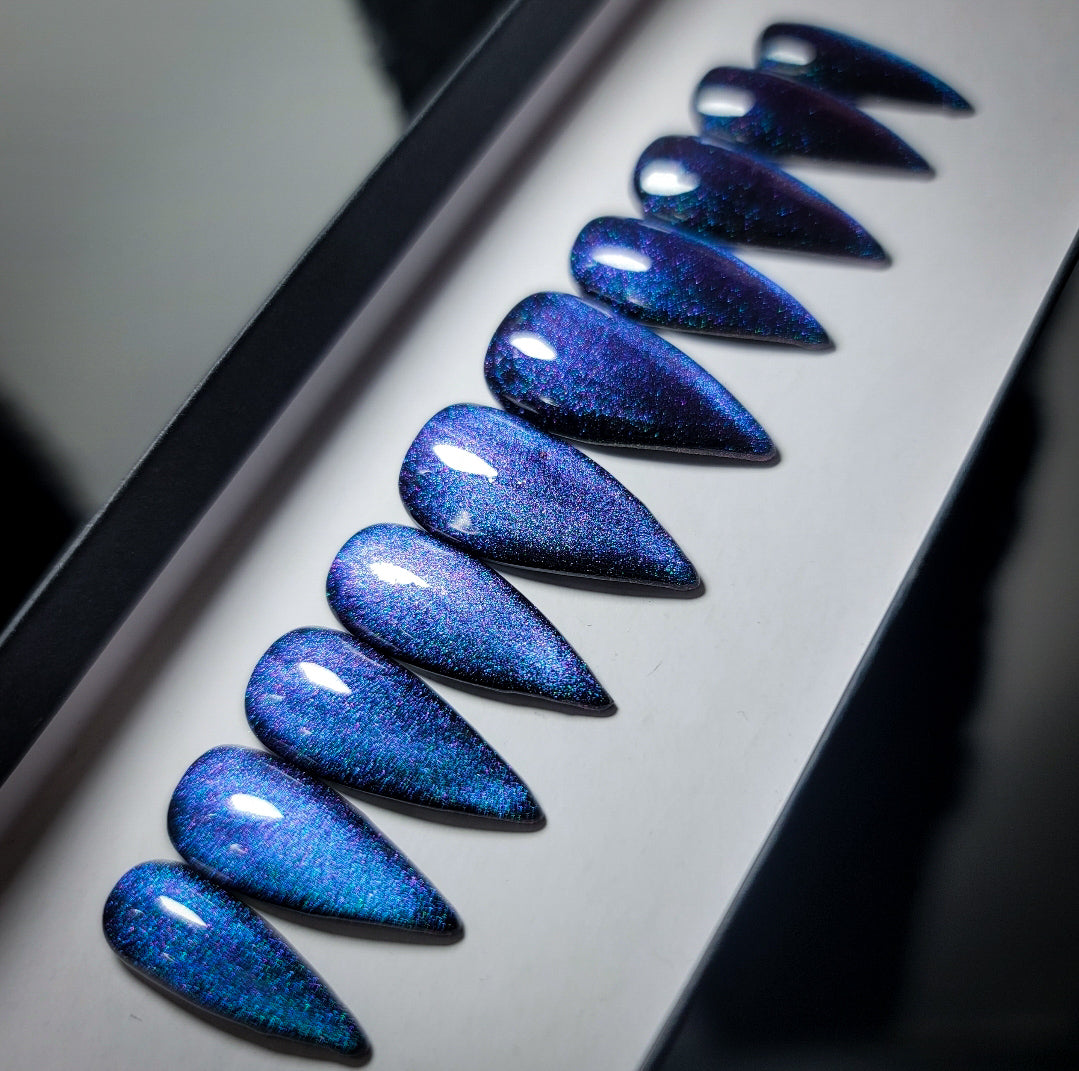 Mystic Teal Press on Nail Set