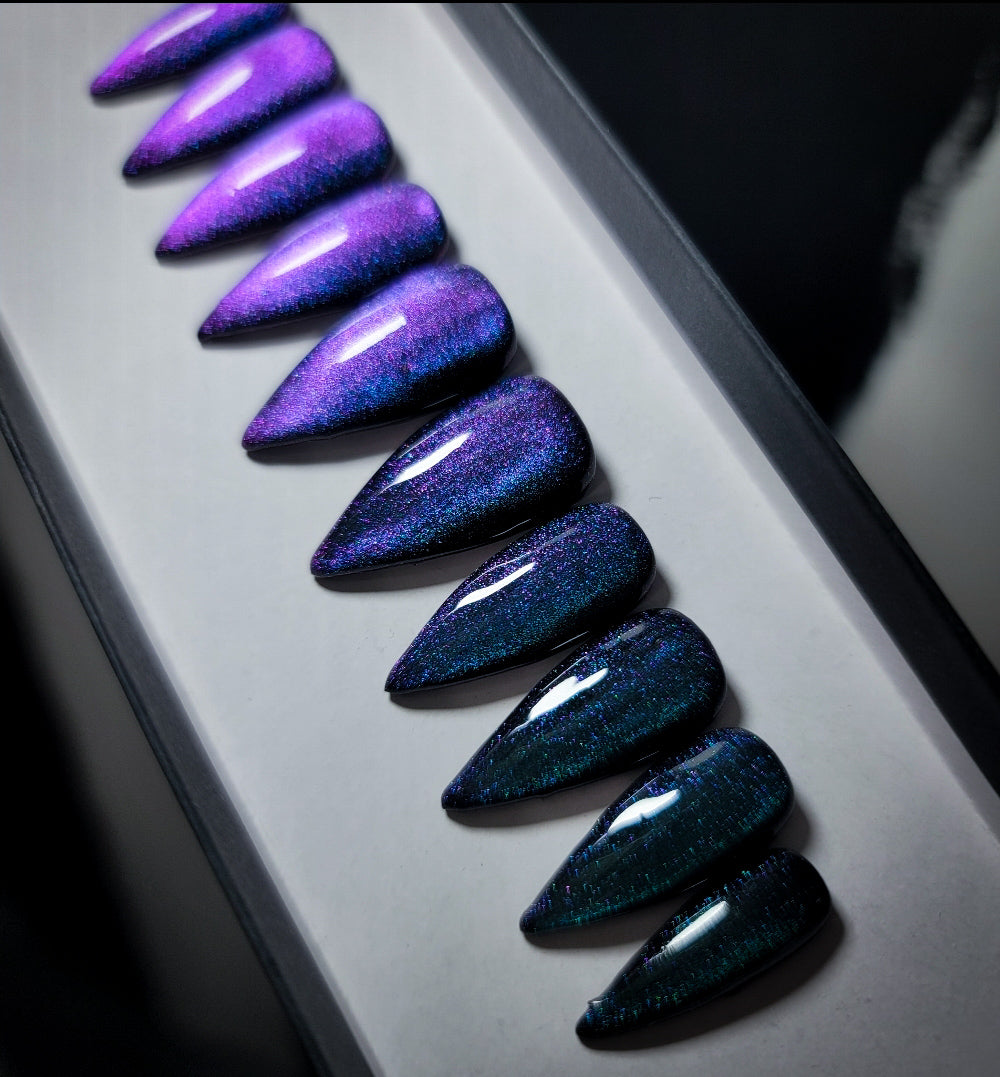 Mystic Teal Press on Nail Set