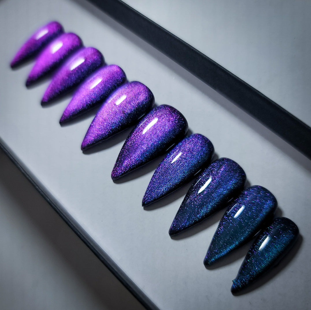 Mystic Teal Press on Nail Set