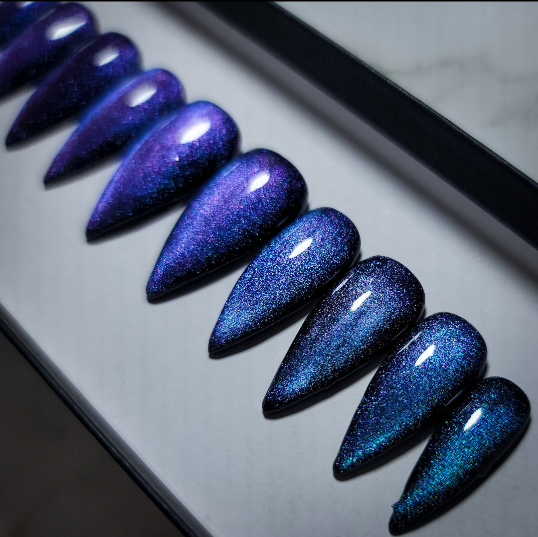 Mystic Teal Press on Nail Set
