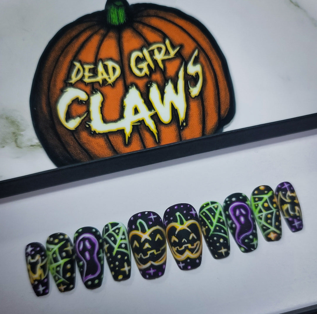Spooky Lights Press on Nail Set