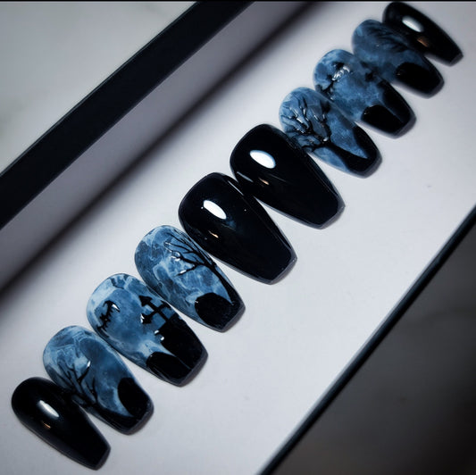 Graveyard Shift Press on Nail Set