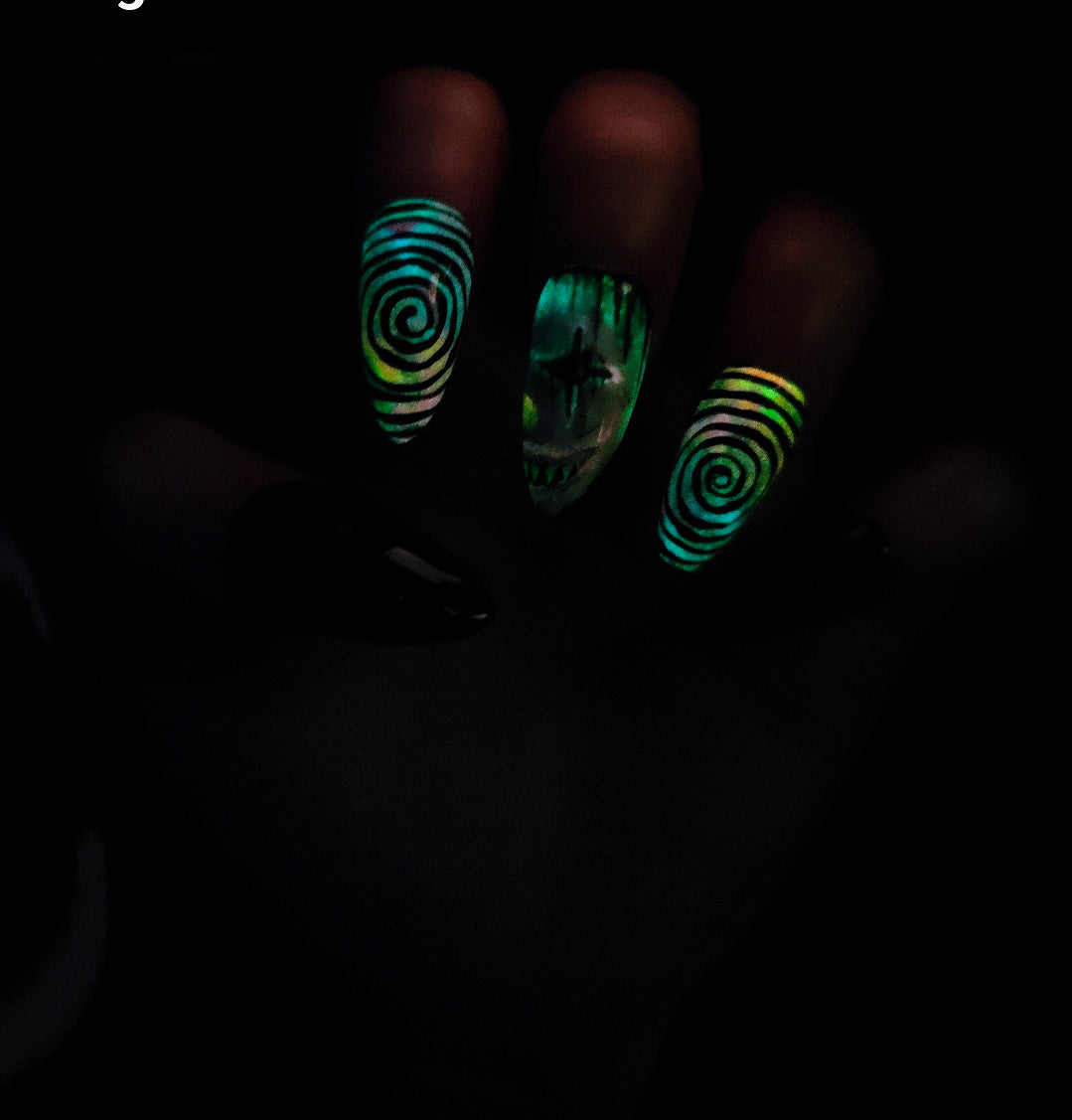 Sweets The Clown (Glow in the Dark) Press on nails