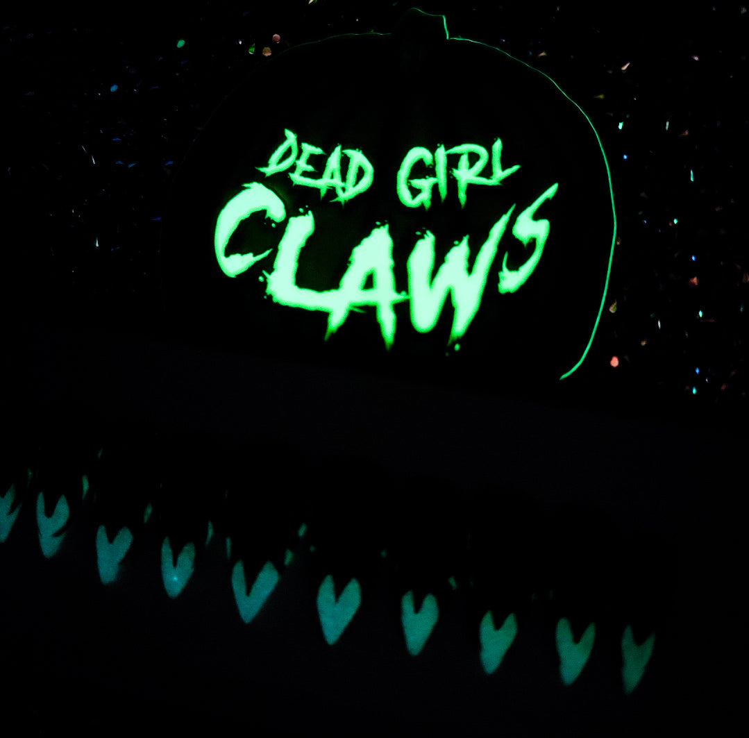 Batty Babe (Glow in the Dark) Press on Nails