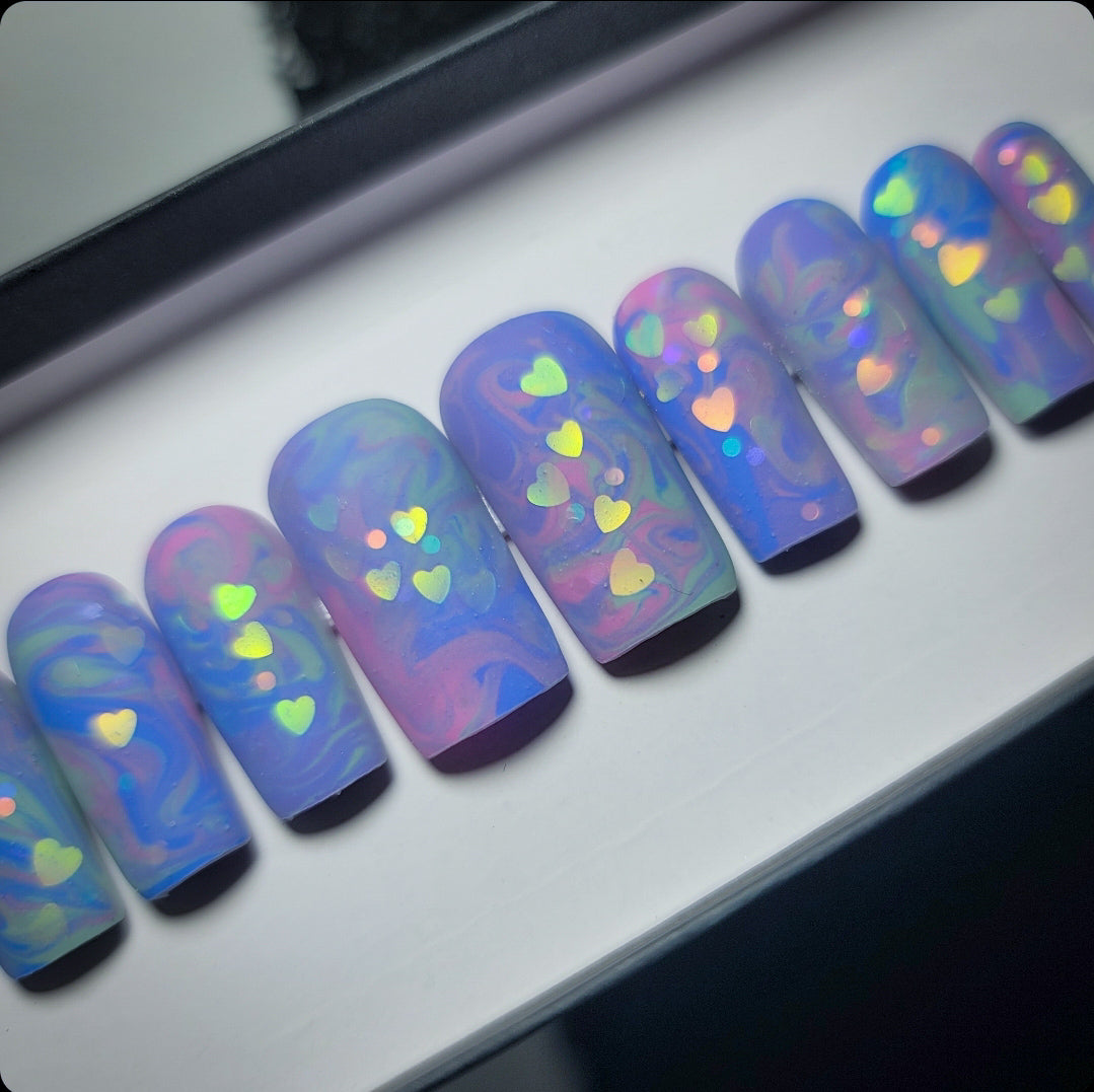 Dream Girl (Thermal) Press on Nail Set
