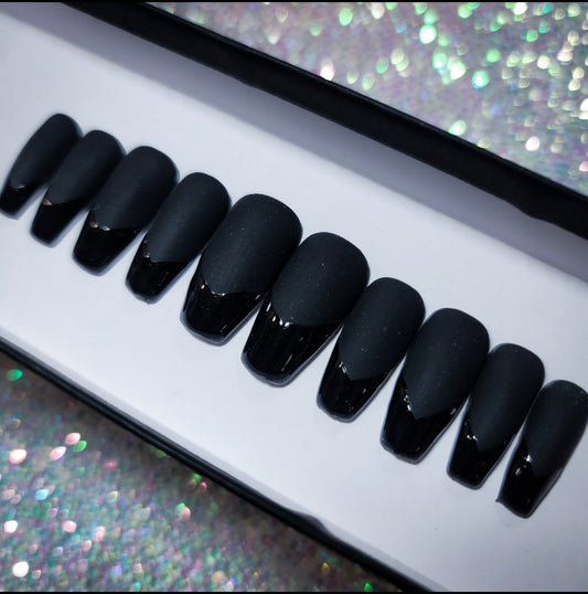Obsidian Press on Nail set