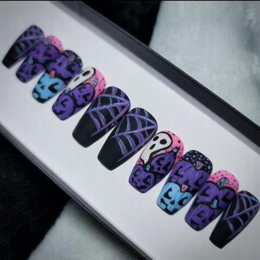Pumpkin Patch Press on Nail Set
