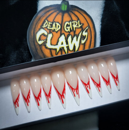Slasher Press on Nail Set (Glow in the Dark)