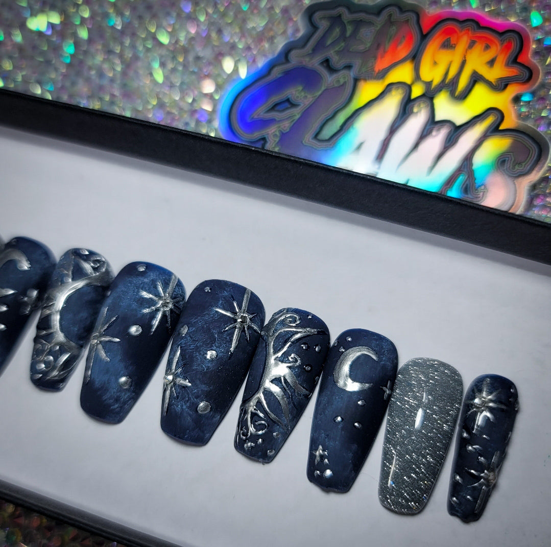 Aura Press on Nail Set