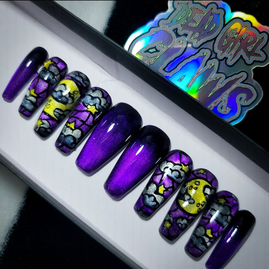 Full Moon Press on Nail Set