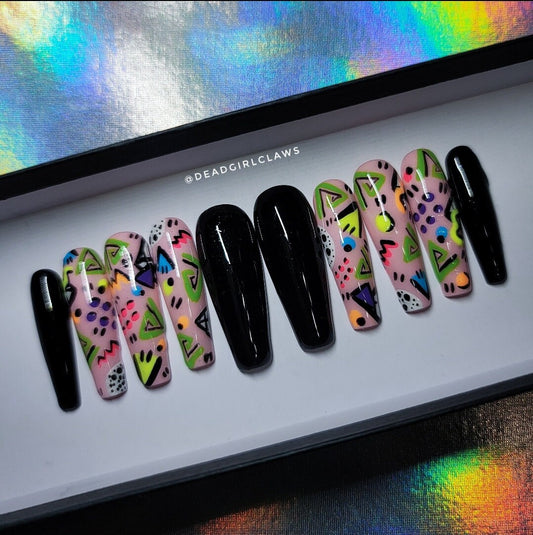 90s Baby Press on Nail set